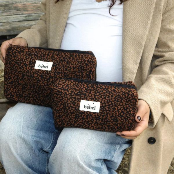 Trousse de toilette Collection Léopard Noir