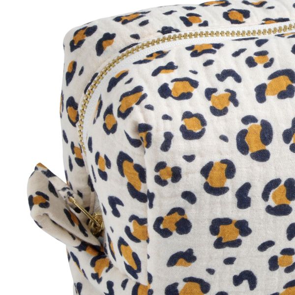 Trousse de toilette Léopard blanc