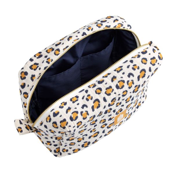 Trousse de toilette Léopard blanc
