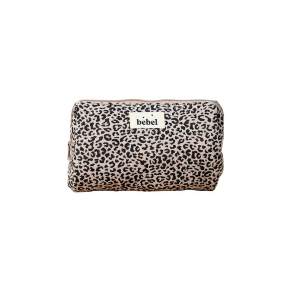Mini trousse de toilette Collection Léopard Beige