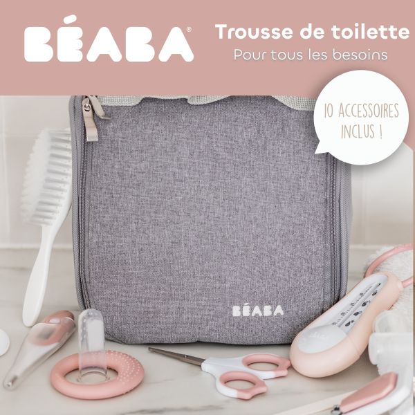 Trousse de toilette nomade 10 Accessoires Vieux rose