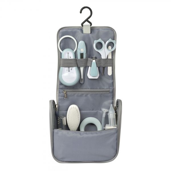 Trousse de toilette nomade 9 accessoires green blue