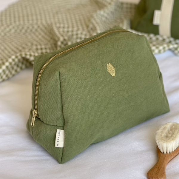 Trousse de toilette Jade Olive