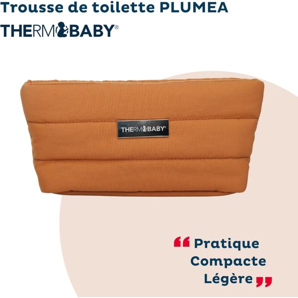 Trousse de toilette PLUMEA OCRE sans accessoires