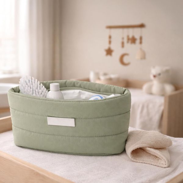 Trousse de toilette PLUMEA VERT CACTUS sans accessoires