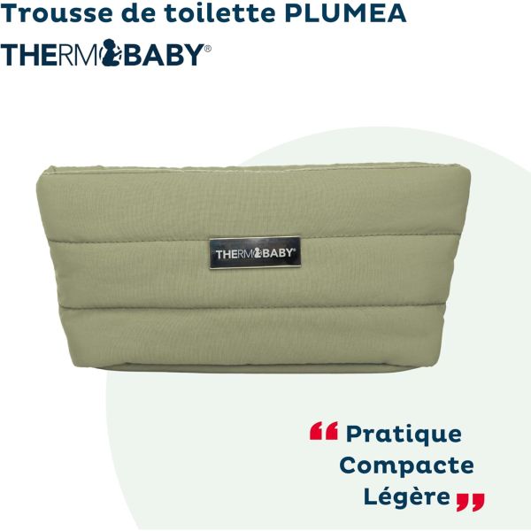 Trousse de toilette PLUMEA VERT CACTUS sans accessoires