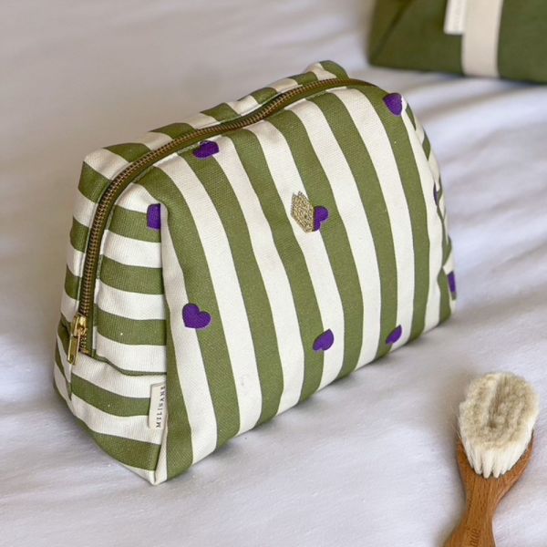 Trousse de toilette Jade Stripe & Love