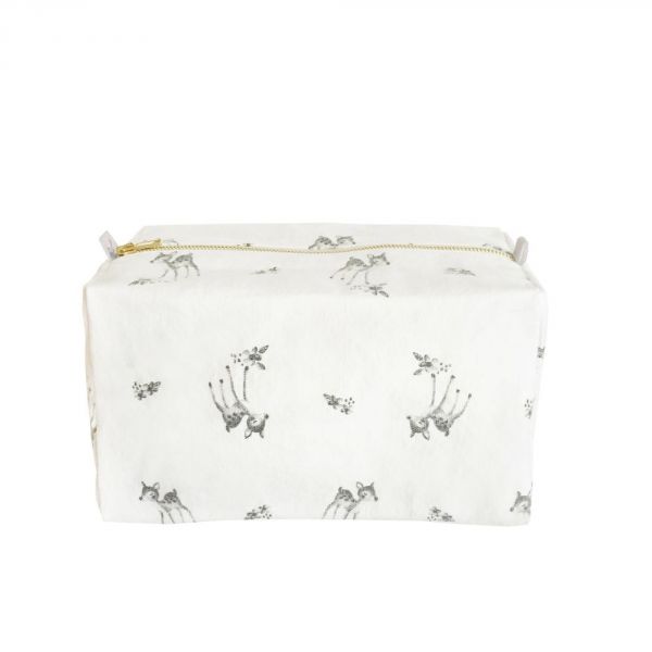 Trousse de toilette bébé Vic Faon écru