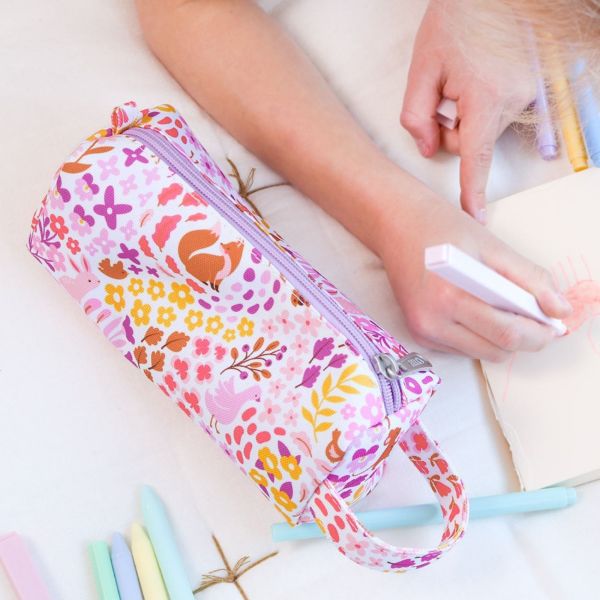 Trousse scolaire Fleurs du jardin