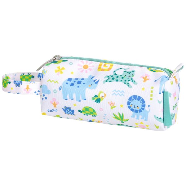 Trousse scolaire enfant avec poignée Jungle