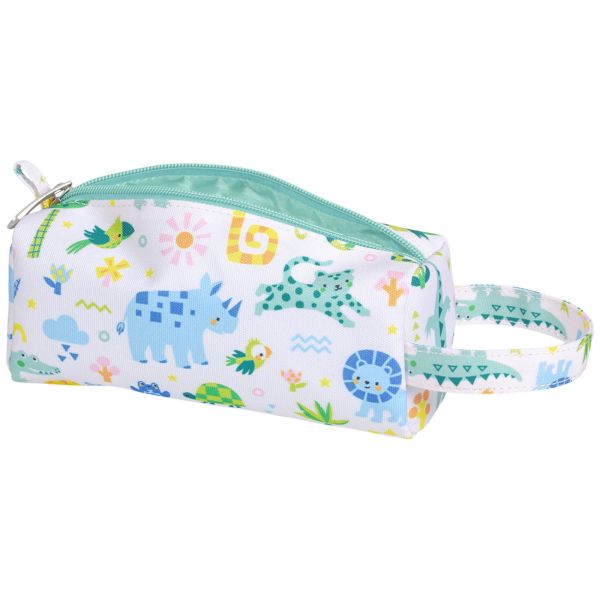 Trousse scolaire enfant avec poignée Jungle