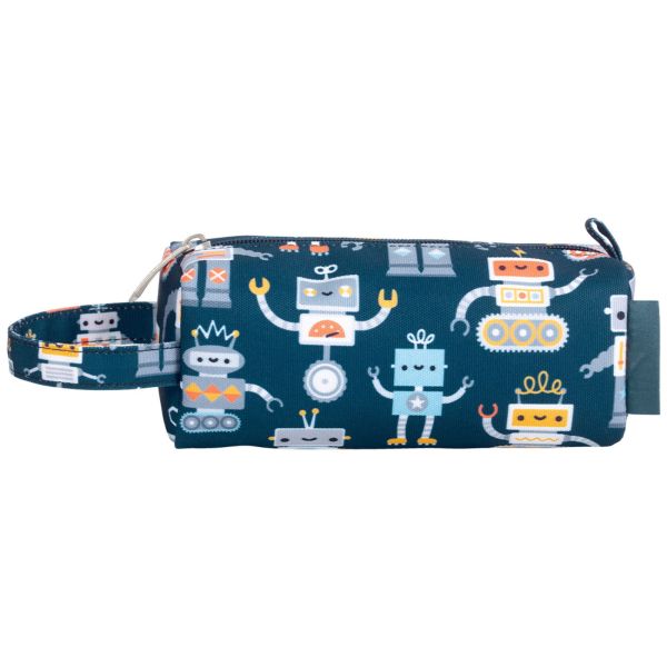 Trousse scolaire enfant avec poignée Robots