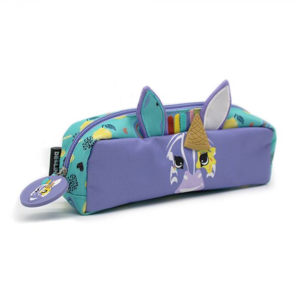 Trousse simple tête d'animal Kiprokos le zèbre