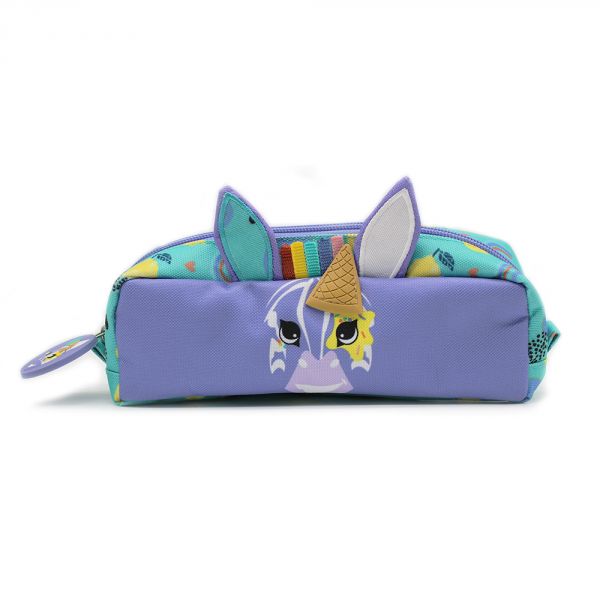 Trousse simple tête d'animal Kiprokos le zèbre