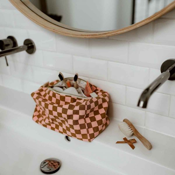 Trousse de toilette bébé Vic Damier Strawberry