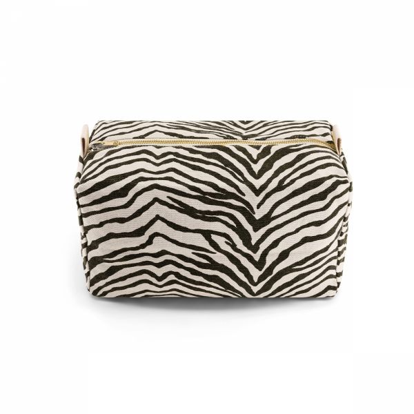 Trousse de toilette bébé Vic Zèbre Greige