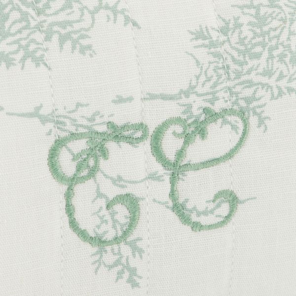 Trousse de toilette bébé imprimée Feuillage Vert