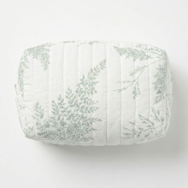 Trousse de toilette bébé imprimée Feuillage Vert