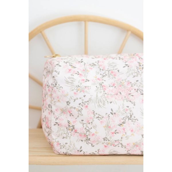 Trousse de toilette bébé imprimée jardin hivernal