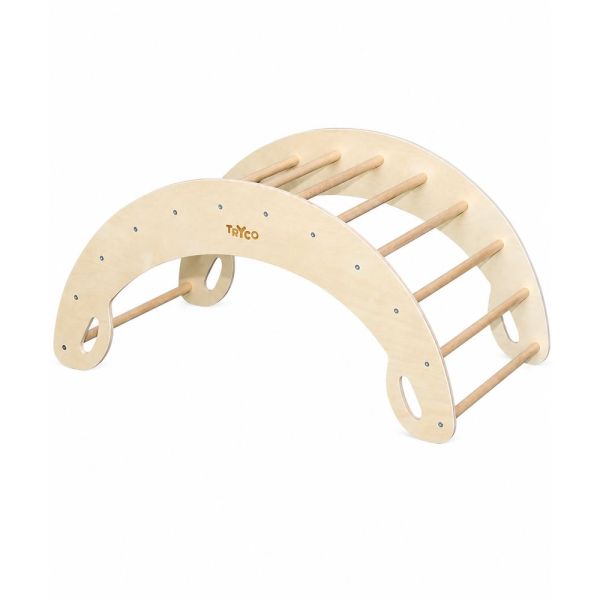 Arche d'escalade enfant en bois