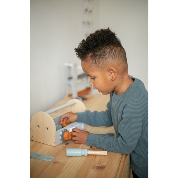 Boîte à outils en bois 24 mois et +