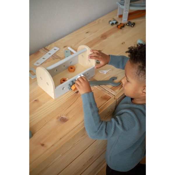 Boîte à outils en bois 24 mois et +