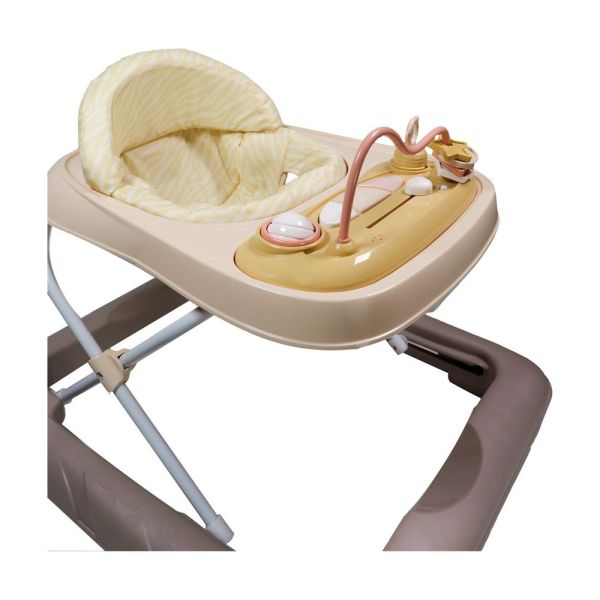 Trotteur zèbre Rose/Beige