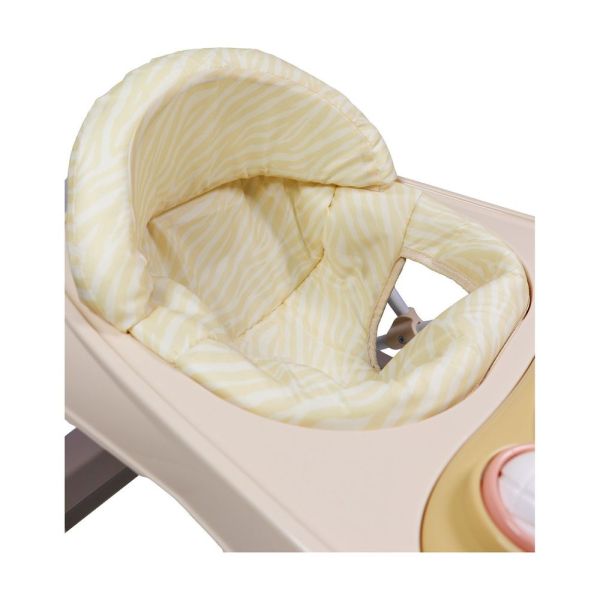 Trotteur zèbre Rose/Beige