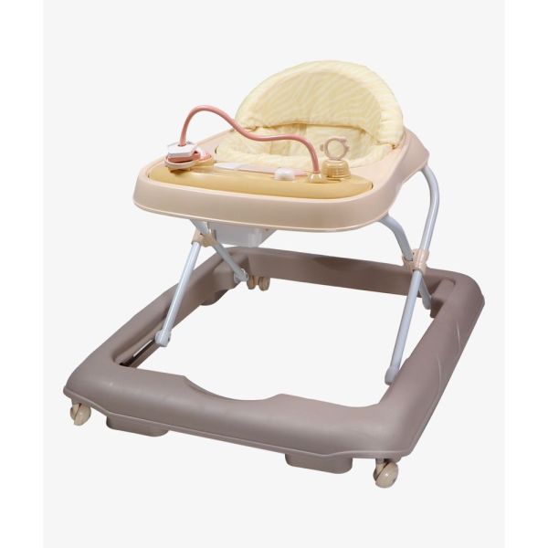 Trotteur zèbre Rose/Beige
