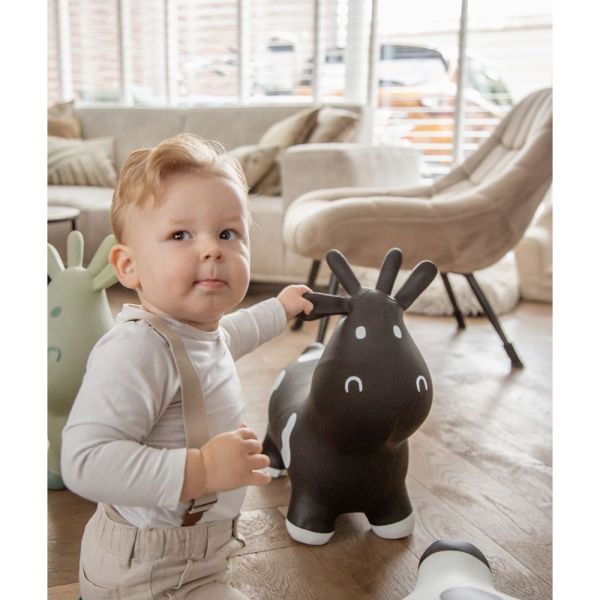 Ballon sauteur Vache skippy Noir