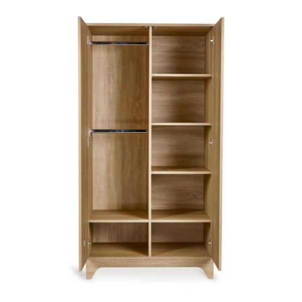 Armoire avec 2 portes battantes Tsugi - Honey Ash