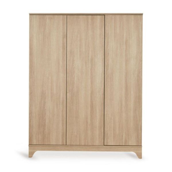 Armoire XL avec 3 portes battantes Tsugi - Honey Ash
