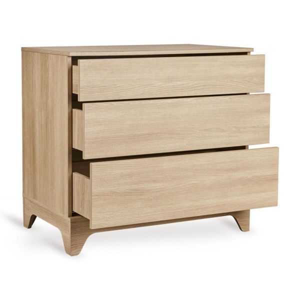 Commode avec 3 tiroirs Tsugi - Honey Ash