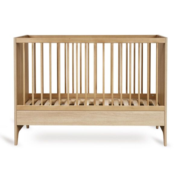 Lit bébé évolutif 120 x 60 cm Tsugi - Honey Ash