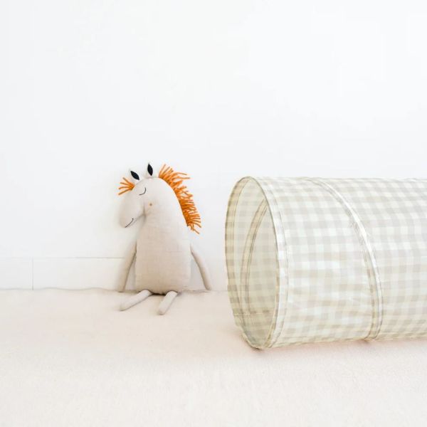 Tunnel de jeu en tissu recyclé Vichi beige