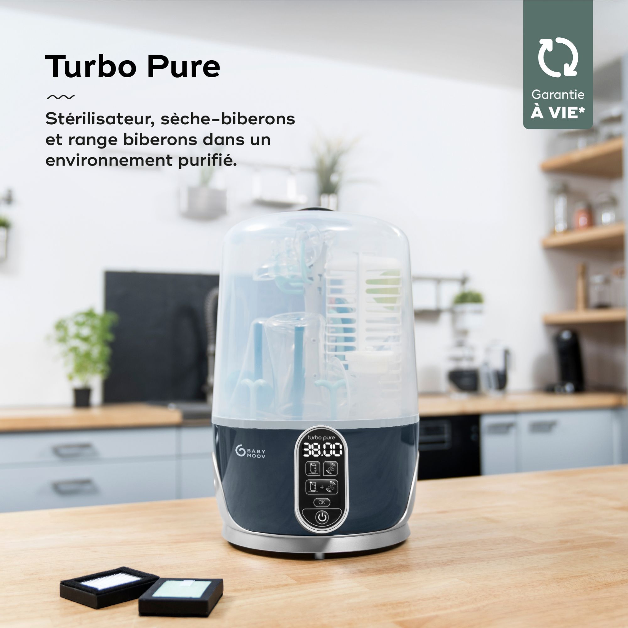 Stérilisateur et sèche biberon Turbo Pure - Made in Bébé