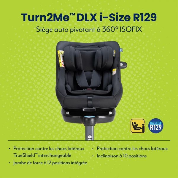 Siège auto i-Size Turn2Me DLX Midnight