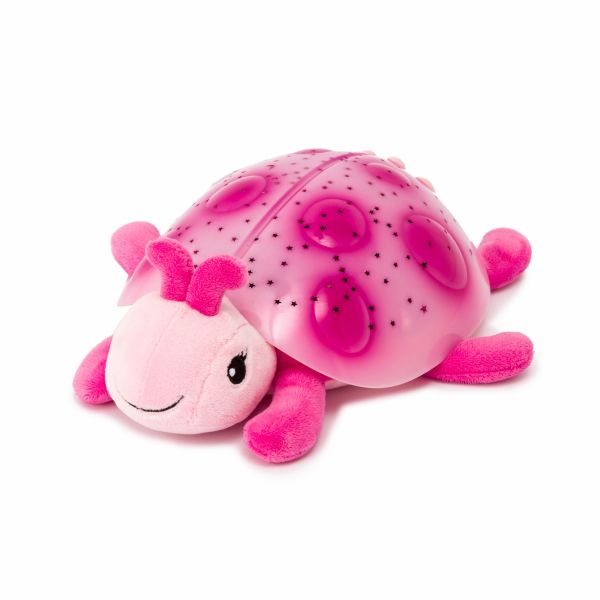 Peluche veilleuse bébé projection plafond Twilight Coccinelle Rose