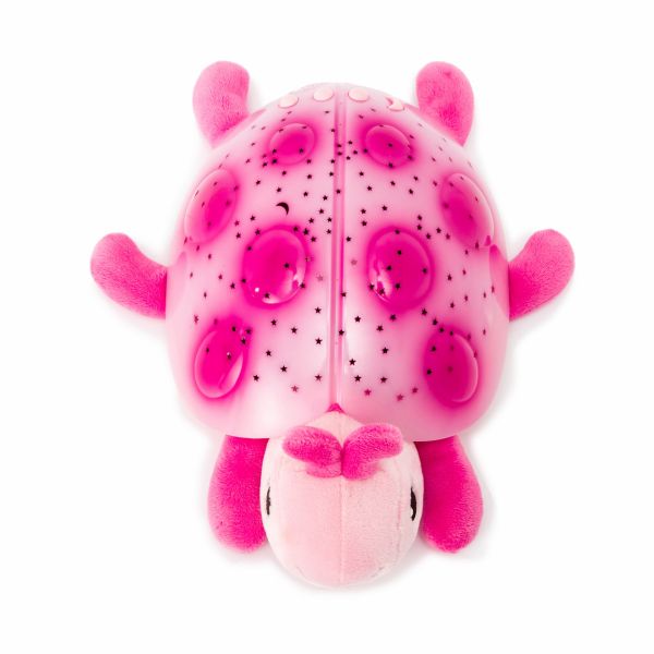 Peluche veilleuse bébé projection plafond Twilight Coccinelle Rose