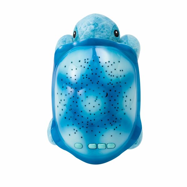 Peluche veilleuse bébé projection plafond Twilight Tortue Bleue