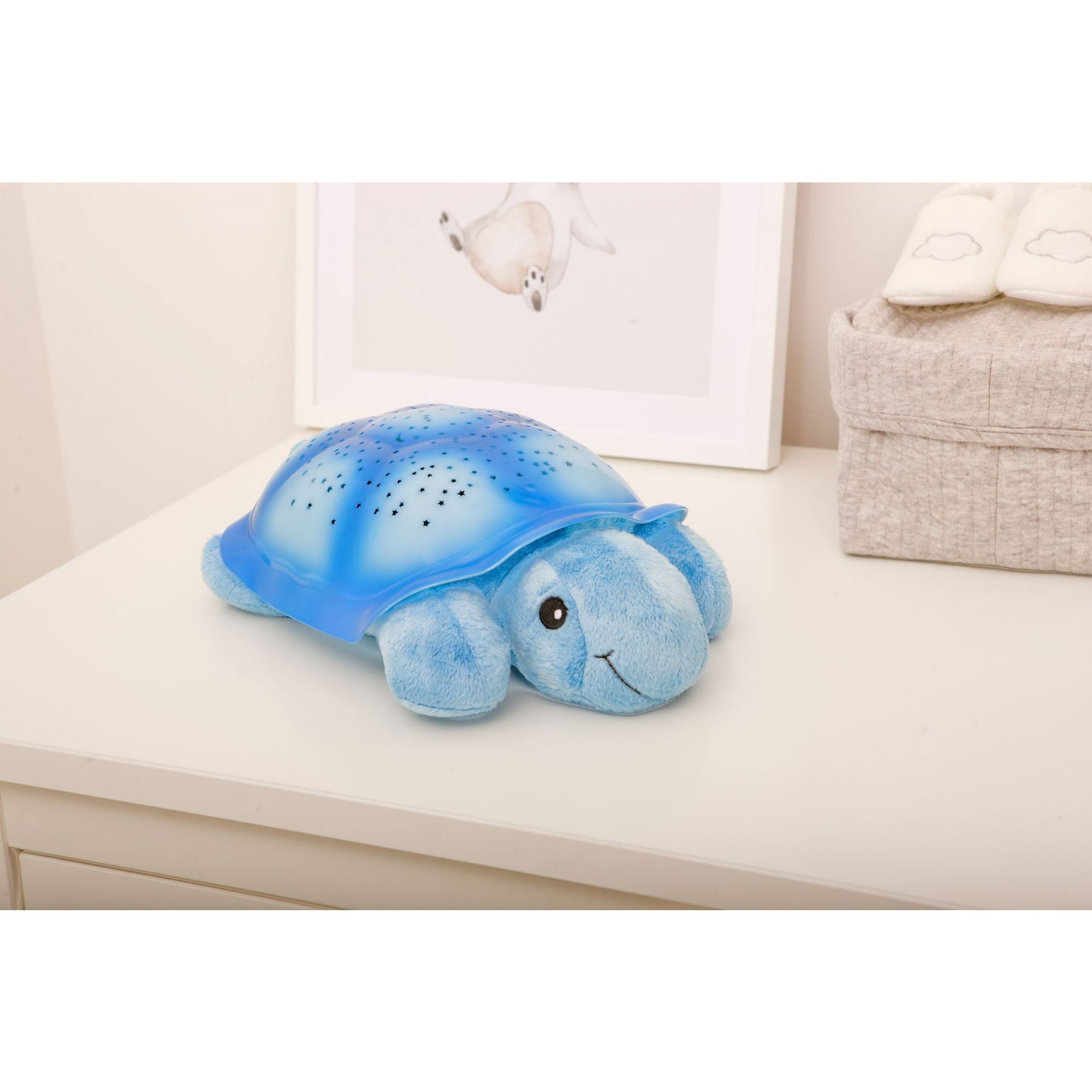 Peluche veilleuse bébé projection plafond Twilight Tortue Bleue - Made in  Bébé