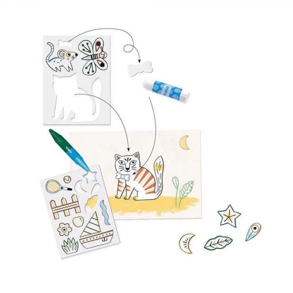 Coffret créatif formes à créer Animaux