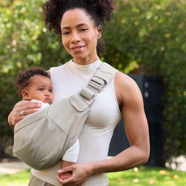 Porte bébé Sling Upsie Soft olive