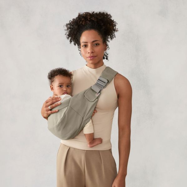 Porte bébé Sling Upsie Soft olive