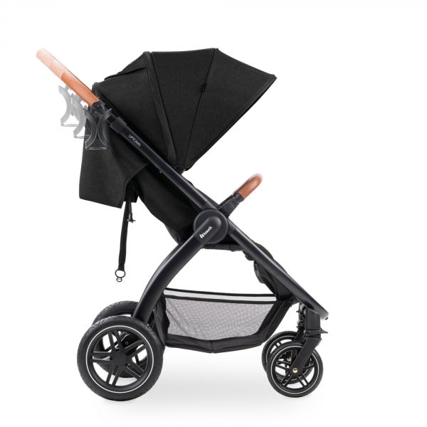 Poussette 4 roues Uptown Black Melange Black