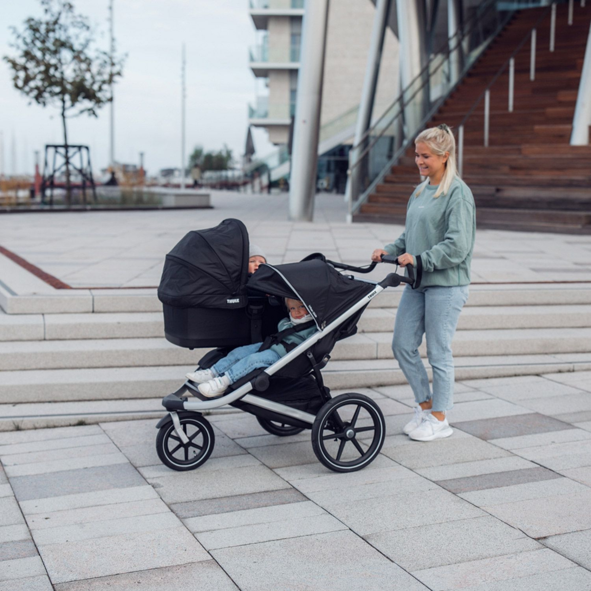 poussette double thule urban glide