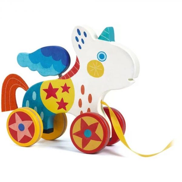 Jouet à tirer Licorne Vadim