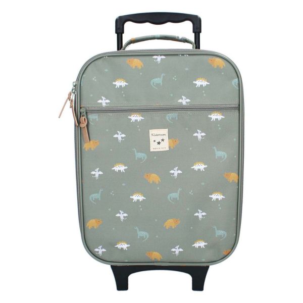 Valise à roulettes enfant dinosaures