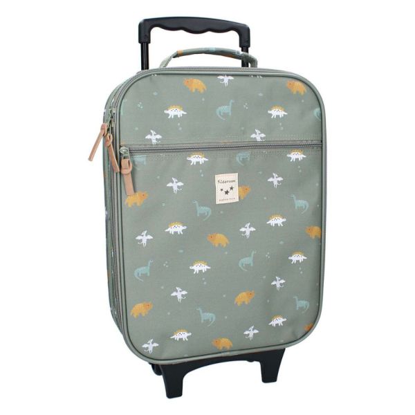Valise à roulettes enfant dinosaures