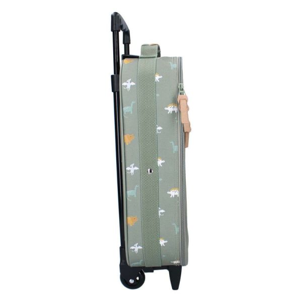 Valise à roulettes enfant dinosaures